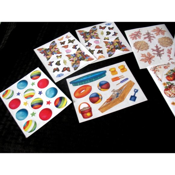 Creative Memories Zoo Fun stickers, Autumn, Pigs, Butterflies And Block Stickers - Picture 6 of 10